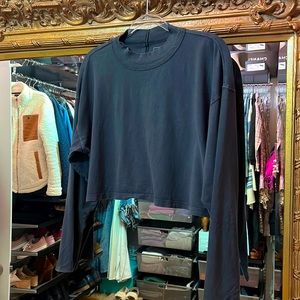 L/S We The Free by Free People Cropped Tee